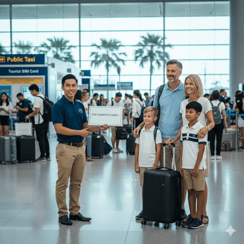 arriving in thailand