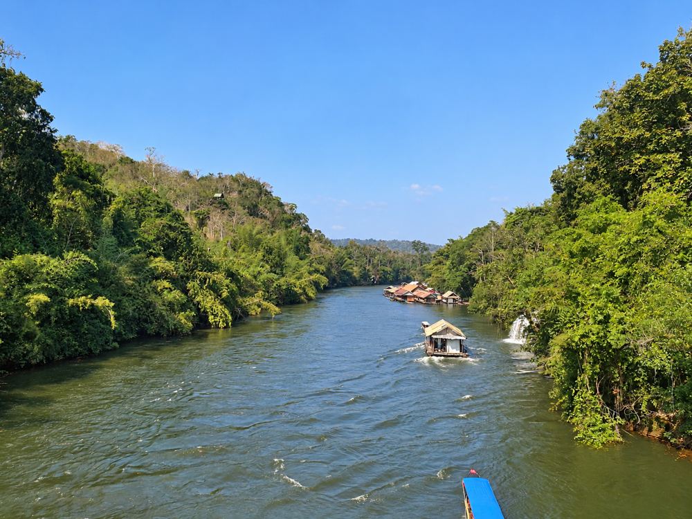 Kanchanaburi travel guide: Rafts and riverside scenery in Kanchanaburi